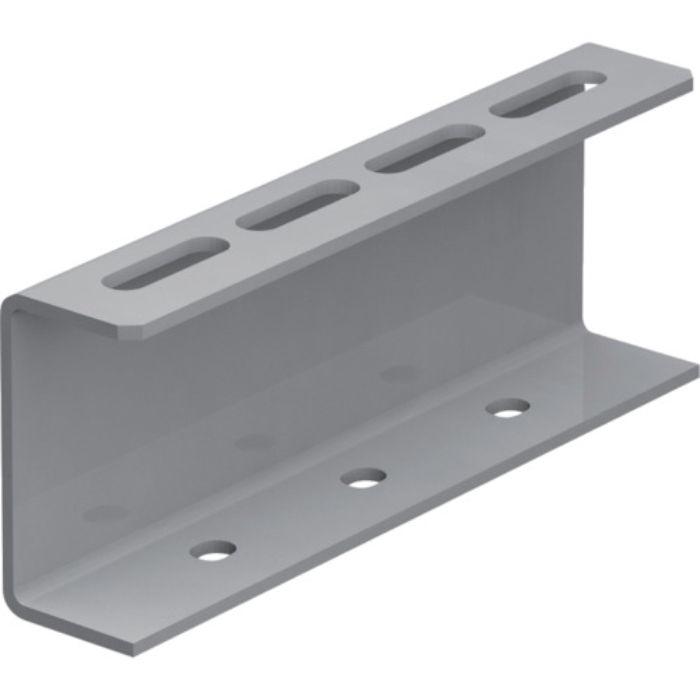 TRUSCO 配管支持用チャンネルブラケット 100型 スチール L270(Tcode:2872897)