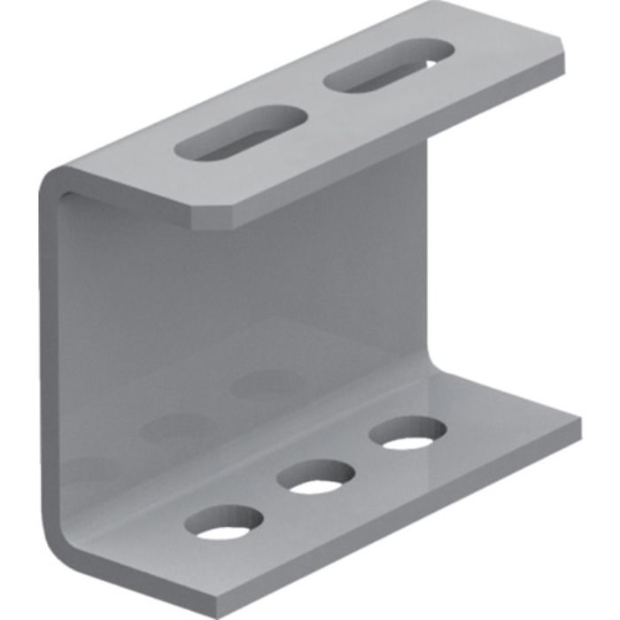 TRUSCO 配管支持用チャンネルブラケット 75型 スチール L100(Tcode:2872943)