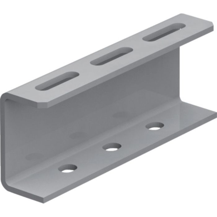 TRUSCO 配管支持用チャンネルブラケット 75型 スチール L200(Tcode:2872960)