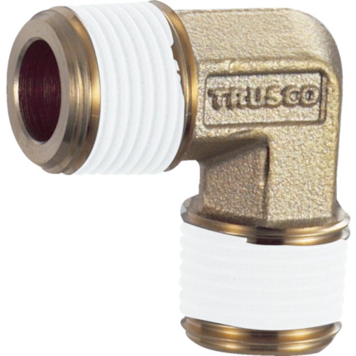 TRUSCO ねじ込み継手 エルボ R3/8XR3/8(Tcode:2576546)