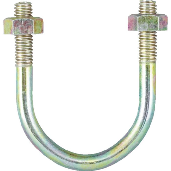 TRUSCO PC管用Uボルト クロメート 呼び径15A ねじ径W3/8(Tcode:2859432)
