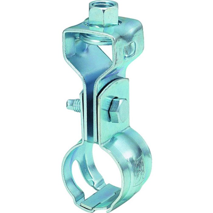 TRUSCO パイプ用支持金具 吊バンド 自在ベース付 適用径15A(Tcode:2820951)
