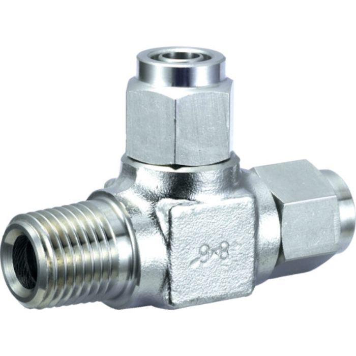 TRUSCO SUSメイルランティ 適用チューブ径10X8 ねじR3/8