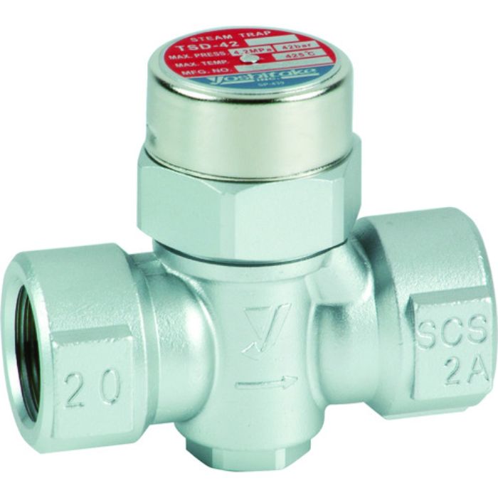 ヨシタケ ディスク式スチームトラップ 呼び径:15A、1/2B(Tcode:3825680)
