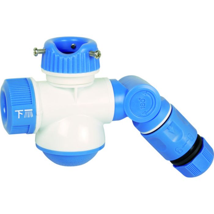 TRUSCO シャワー付き分岐蛇口ダブルポート(Tcode:1143914)