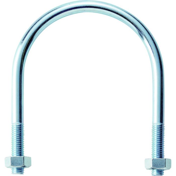 TRUSCO SGP用Uボルト 三価ユニクロ 呼び径80A ねじ径M10(Tcode:1612481)