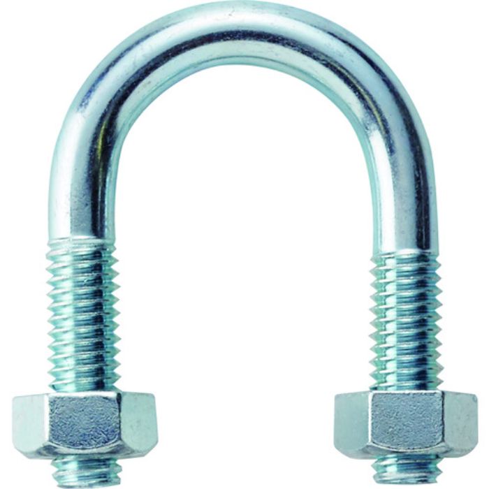 TRUSCO SGP用Uボルト 三価ユニクロ 呼び径10A ねじ径M6(Tcode:1612465)