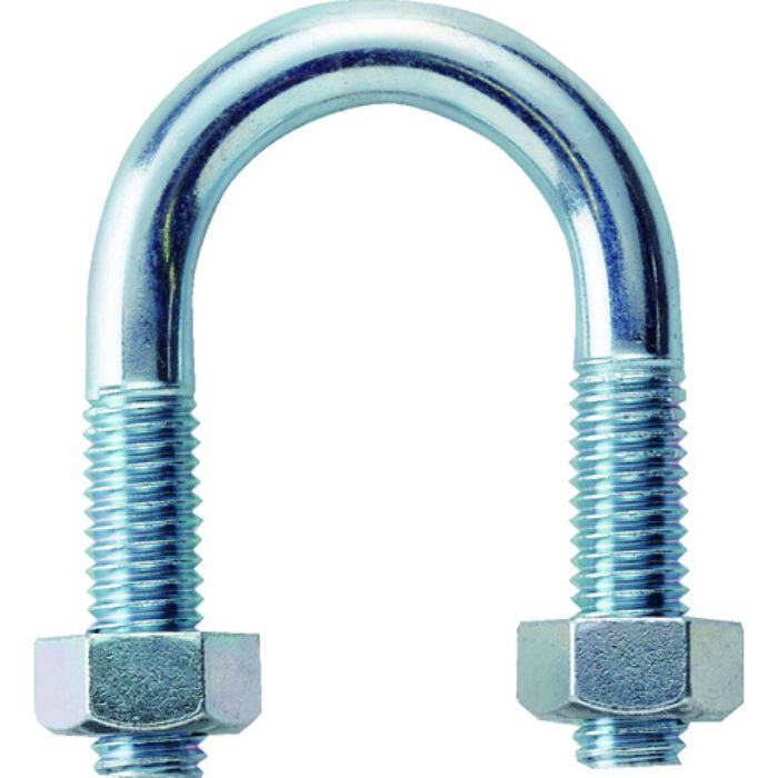 TRUSCO SGP用Uボルト 三価ユニクロ 呼び径15A ねじ径M8(Tcode:1612469)