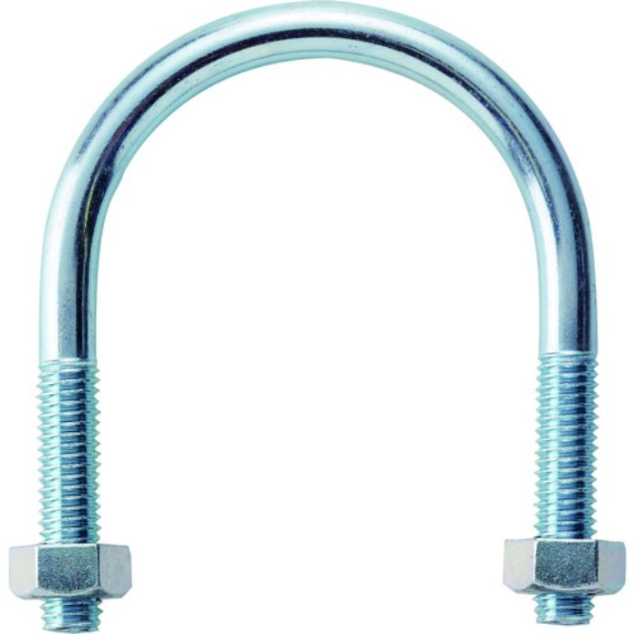 TRUSCO SGP用Uボルト 三価ユニクロ 呼び径40A ねじ径M8(Tcode:1612473)