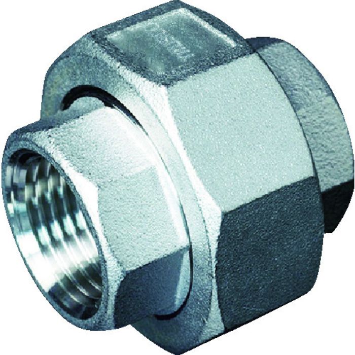 TRUSCO ねじ込み管継手 SUS ユニオン 25A(Tcode:8191524)