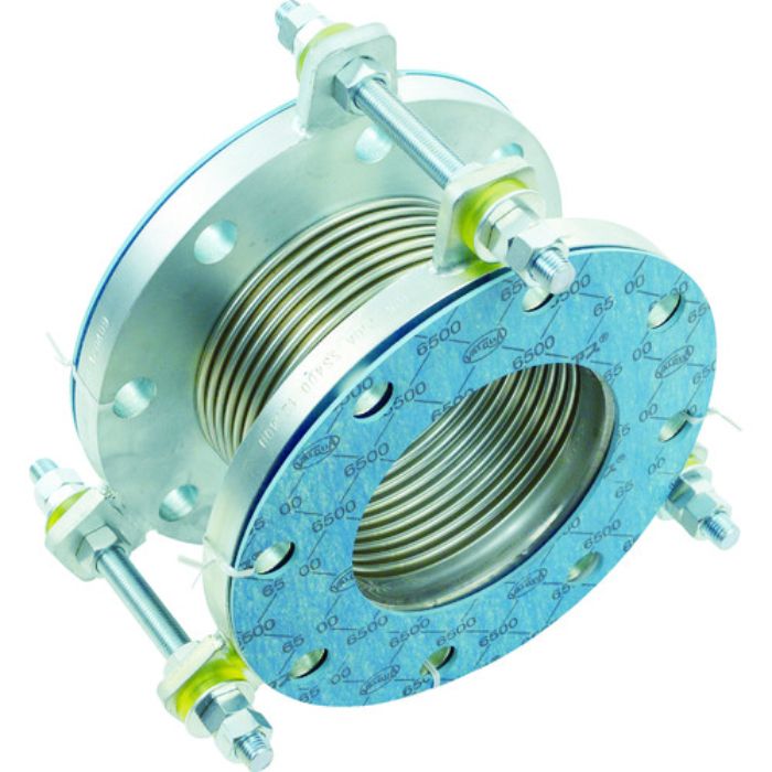 トーフレ フランジ無溶接型防振継手 10K SS400 50AX150L(Tcode:4398611)