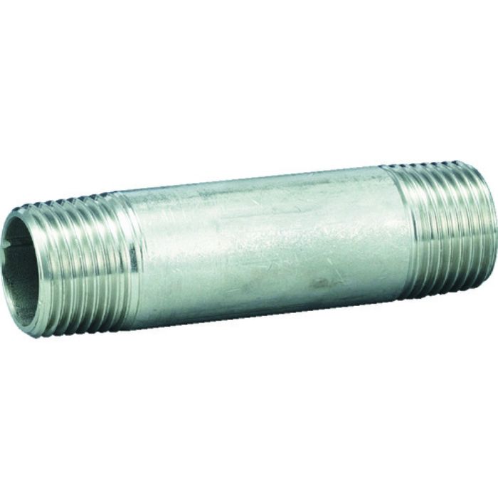 フローバル ねじ込み管継手 両長ニップル(ステンレス316TP) 04114901 呼び径(A)6/呼び径(B)1/8(Tcode:8365194)