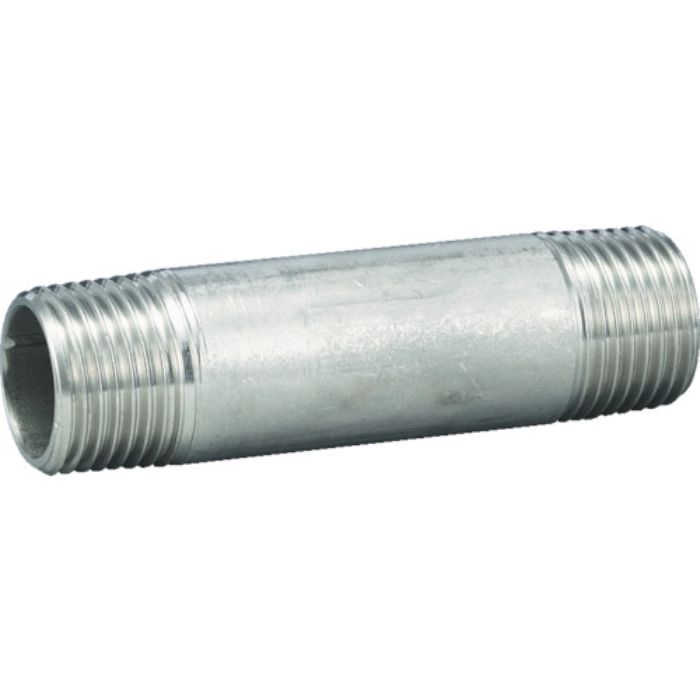 フローバル ねじ込み管継手 両長ニップル(ステンレス316TP) 04114903 呼び径(A)8/呼び径(B)1/4(Tcode:8365196)