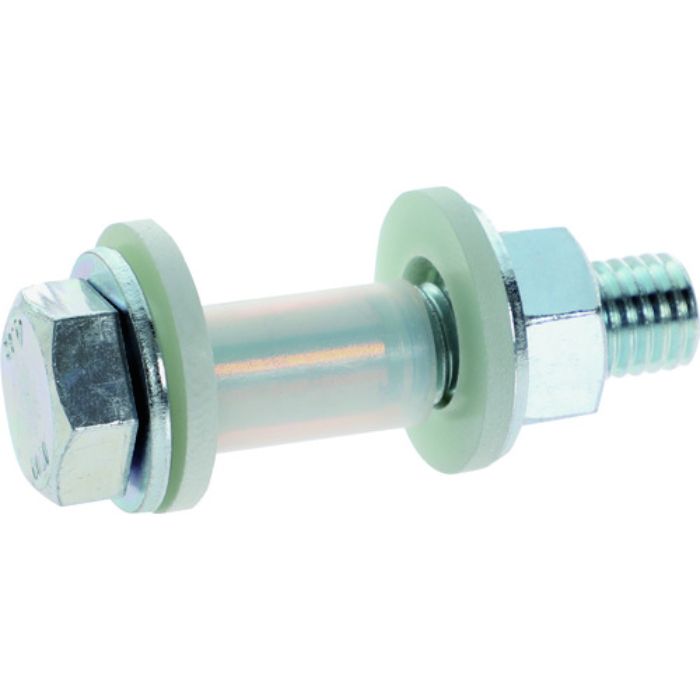 TRUSCO フランジ用ボルトナットセット 絶縁スリーブ・絶縁ワッシャー付 10K-15A用(Tcode:2074582)