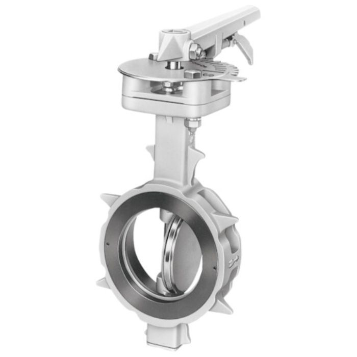 巴　バタフライバルブ　JIS10K/50A　　304YA-1T　SCS13A/SCS13A/R-PTFE　　レバー