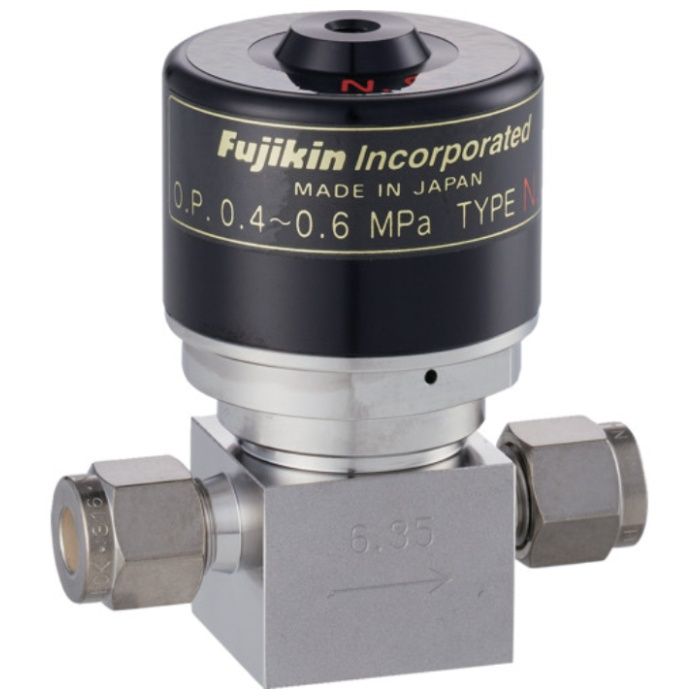 Fujikin　SUS鋼製自動ダイレクトダイヤフラムバルブ_1MPa_FPR-ND-91
