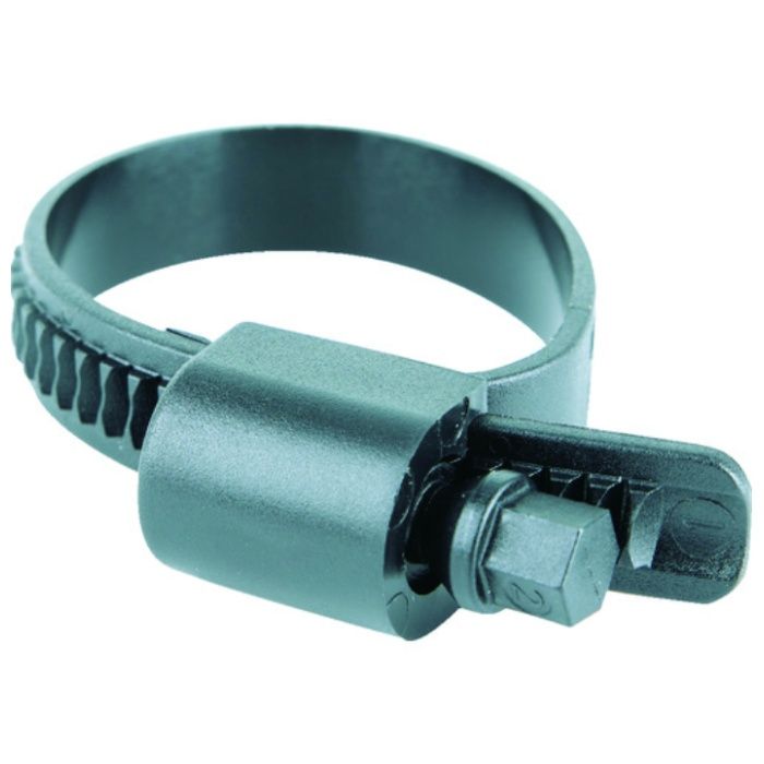 HCL　樹脂製ホースバンド　Ezyclamp　締付径25.0〜50.0mm　対辺8.0mm　ナイロン66