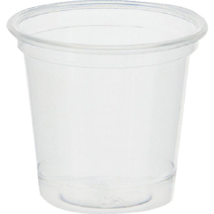 HEIKO 透明カップ A-PET 1オンス 口径45mm  100個入り(Tcode:2498649)