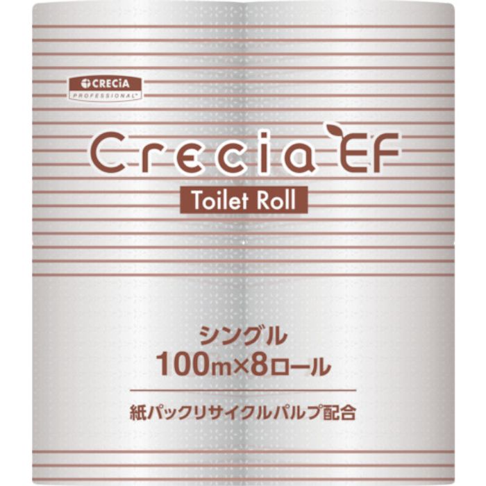 クレシア EFトイレットロール100m シングル(Tcode:4169216)