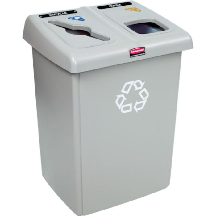 ラバーメイド グラットンリサイクルステーション 2口タイプ ベージュ(Tcode:8194596)