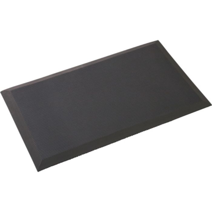 緑十字 疲労軽減マット AFM-4575BK 黒 450×750mm(Tcode:3561170)