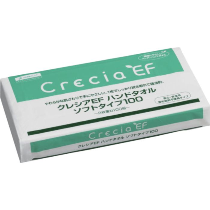 クレシア EFハンドタオル ソフト100(Tcode:8569955)