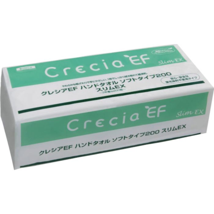 クレシア EFハンドタオル ソフトタイプ200 スリムEX(Tcode:4741544)