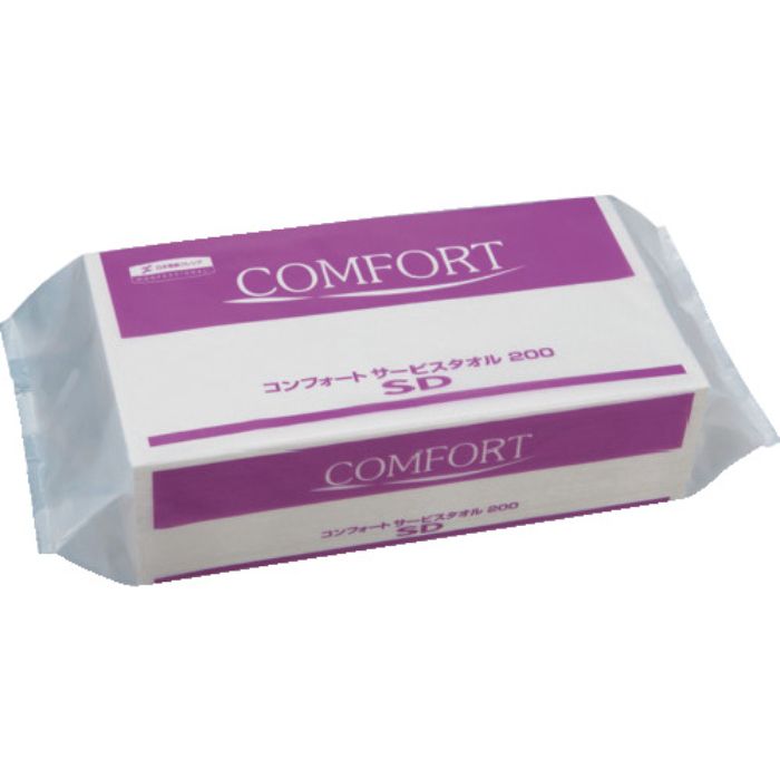 クレシア コンフォートタオル200SD(Tcode:4072219)