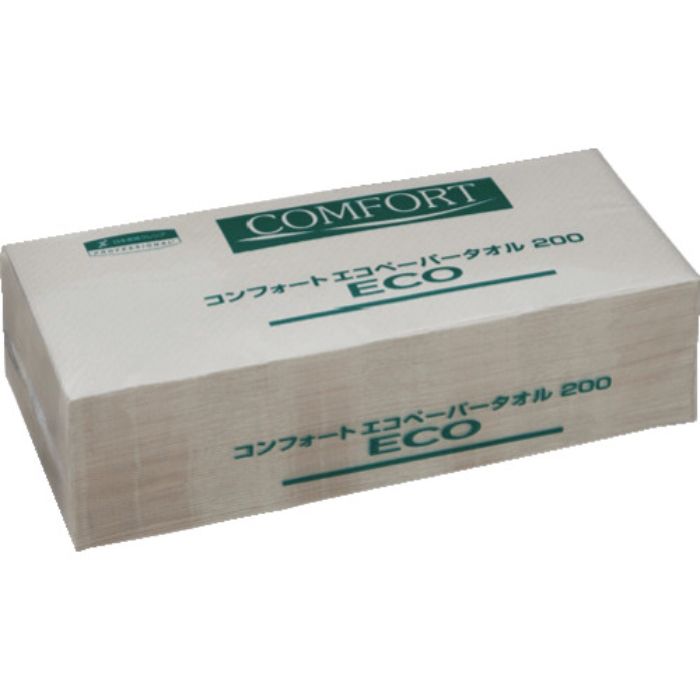 クレシア コンフォートエコペーパータオル200(Tcode:8569956)