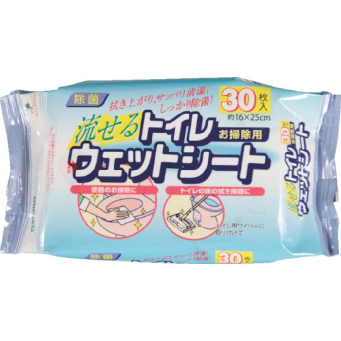 azuma トイレワイパーウェットシート30PSQ058 (30枚入)(Tcode:1365556)