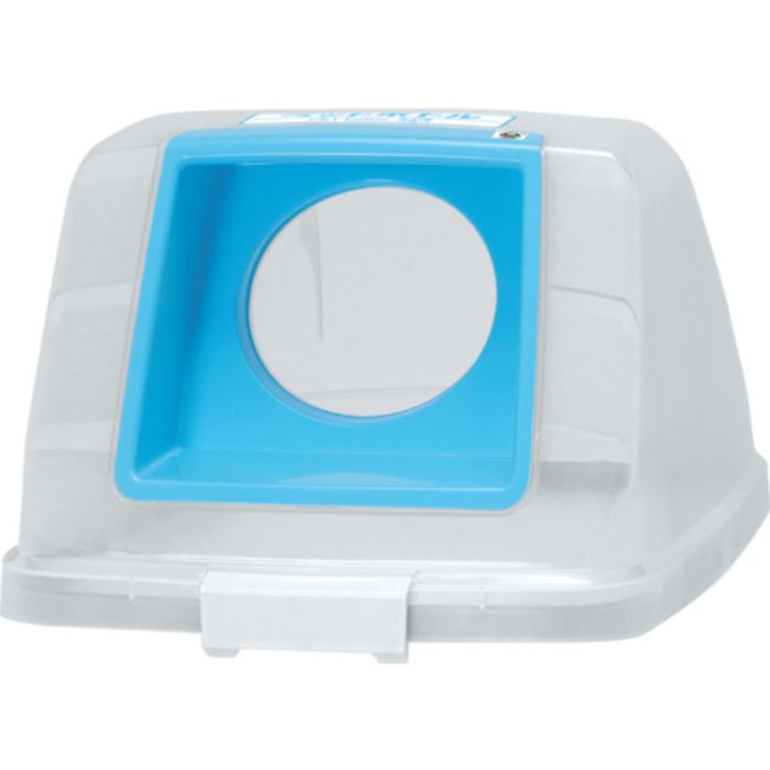 アロン 分別ペールCN90 丸フタ PET スカイブルー(Tcode:4698185)