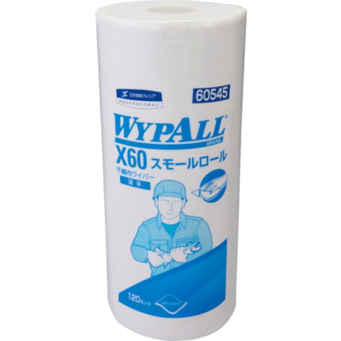 クレシア ワイプオールX60 スモールロール(Tcode:1028415)