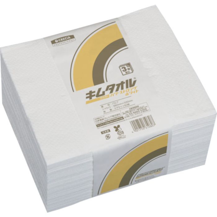 クレシア キムタオル パワーストロング ホワイト 3プライ(Tcode:3823295)