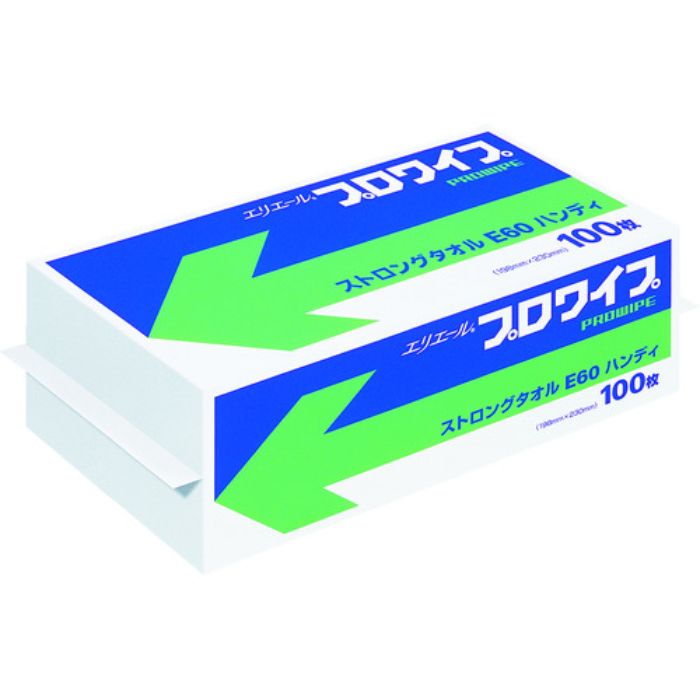 エリエール プロワイプ ストロングタオル E60ハンディ100 16パック入(Tcode:3352951)