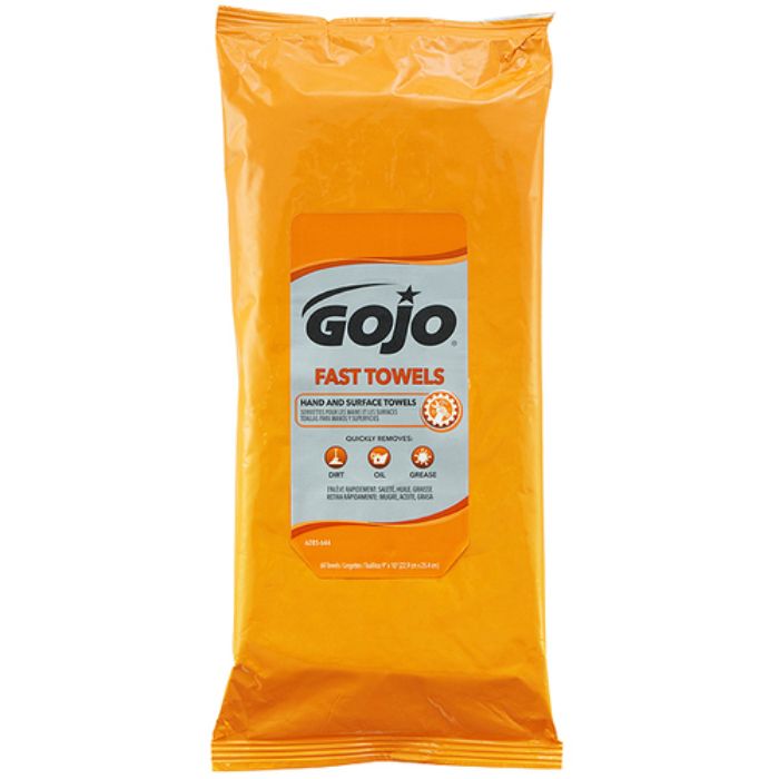 GOJO ゴージョー ハンドクリーナータオル ピロータイプ 60枚入(Tcode:1594809)