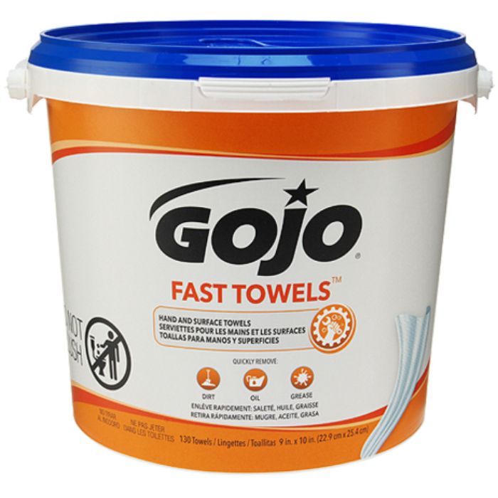 GOJO ゴージョー ハンドクリーナータオル バケットタイプ 130枚入(Tcode:8193526)