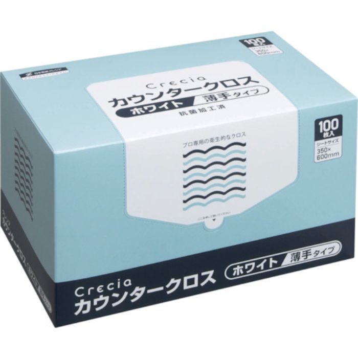 クレシア カウンタークロス 薄手タイプ ホワイト(Tcode:4705173)