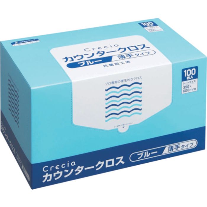 クレシア カウンタークロス 薄手タイプ ブルー(Tcode:4930096)