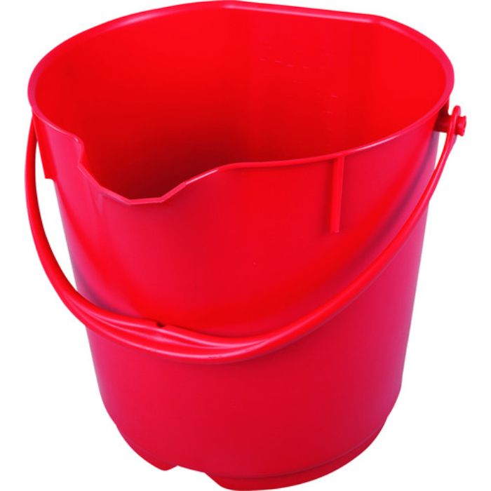 バーテック バーキュートプラス カラーバケツ 15L 赤 BCP-CB15R(Tcode:1953994)