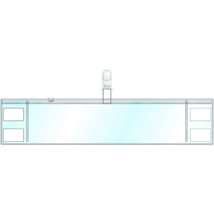 ユニット クリーンルーム用腕章(透明) 特殊塩ビ 94×400(Tcode:3369901)