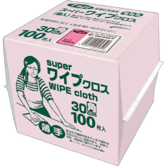 フジ フジスーパーワイプクロス ピンク(袋入)(Tcode:3682670)