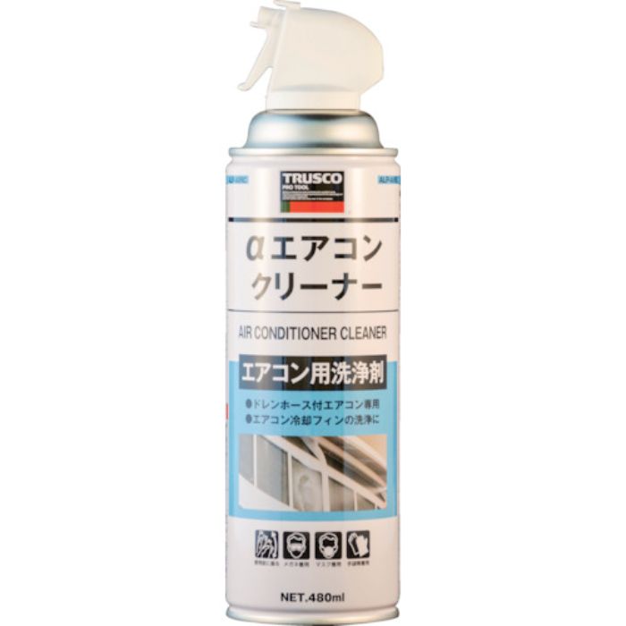 TRUSCO αエアコンクリーナー 480ml(Tcode:1579444)