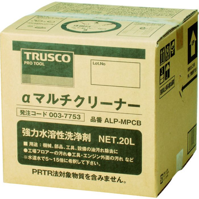 TRUSCO αマルチクリーナー 20L (1個=1箱)(Tcode:37753)