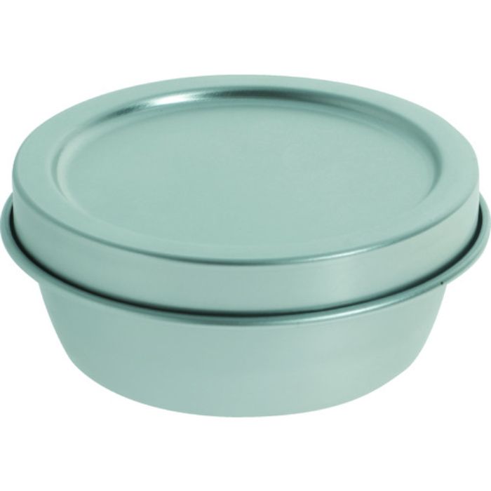 TRUSCO アルミ丸型容器 蓋付 120ΦX50(Tcode:2067398)