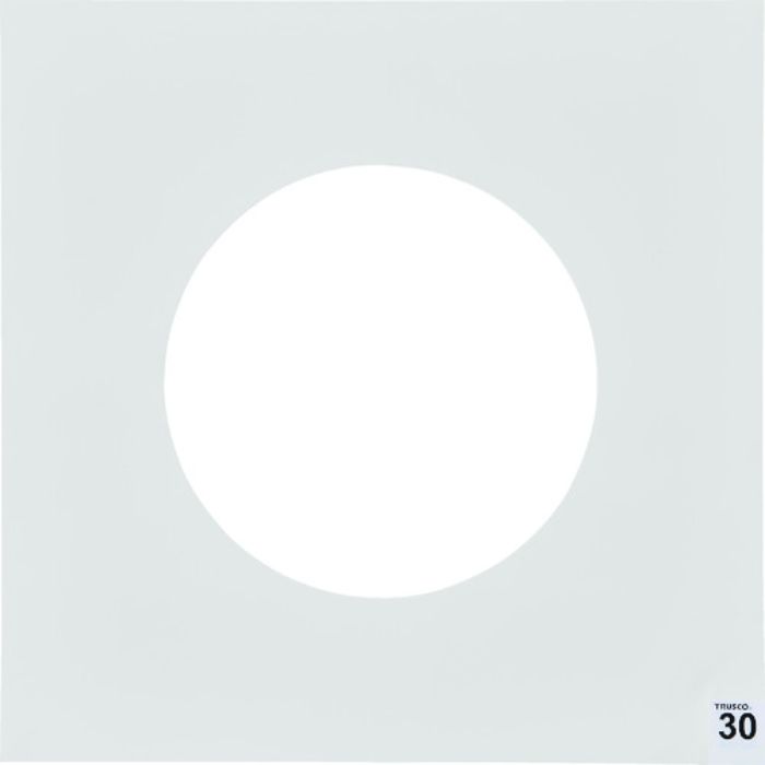 TRUSCO エアーシャワー用粘着シート 300X300 30枚 高粘度 白(Tcode:2064025)