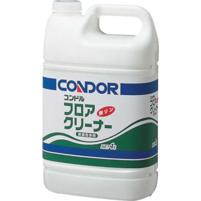 コンドル 床用洗剤 フロアクリーナー 4L(Tcode:3597571)