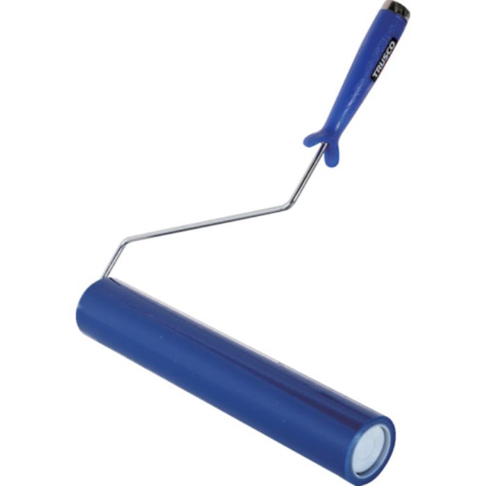 TRUSCO クリーンルーム用粘着ローラー12インチ用ハンドル 粘着ローラー青1巻付 2重袋入(Tcode:2179116)