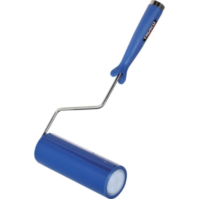 TRUSCO クリーンルーム用粘着ローラー6インチ用ハンドル 粘着ローラー青1巻付 2重袋入(Tcode:2179118)