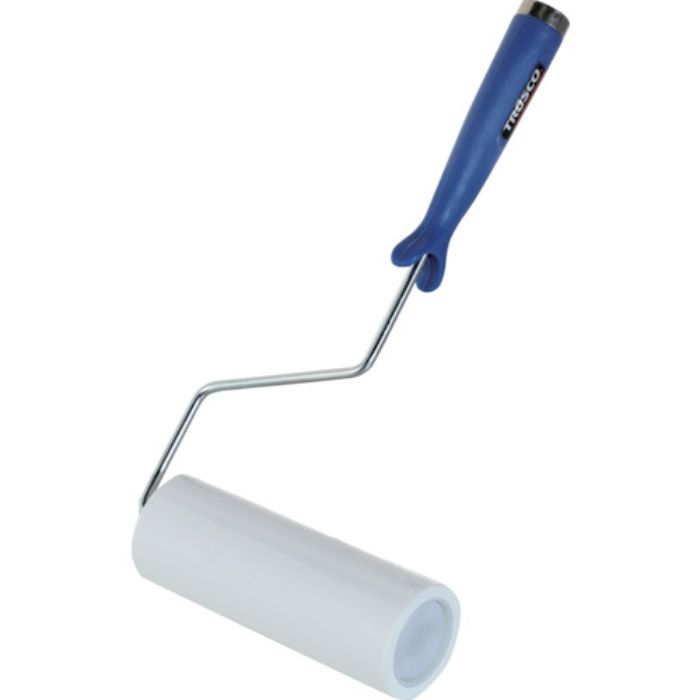 TRUSCO クリーンルーム用粘着ローラー6インチ用ハンドル 粘着ローラー白1巻付 2重袋入(Tcode:2179119)