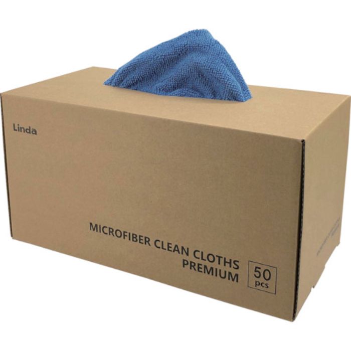 Linda マイクロファイバー クリーンクロス プレミアム 50枚入り(Tcode:3403257)